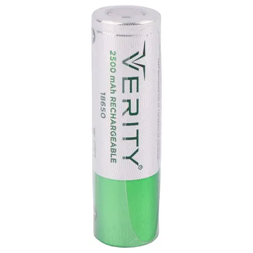 18650 Verity 1 باتری 18650 برند وریتی با ظرفیت 2500 میلی آمپر - Image 1