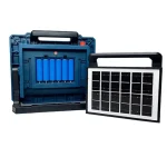 پروژکتور کمپی شارژی خورشیدی 200 وات مدل W8121-1 - Image 2