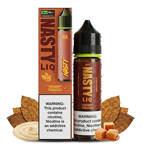 CREAMY TOBACCO جویس نستی اورجینال طعم خامه تنباکو (83) - Image 1
