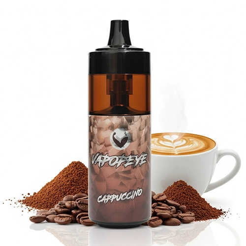 vapopeye cappuccino پاد یکبار مصرف قابل پر شدن مجدد 16000 پاف طعم کاپوچینو - Image 1