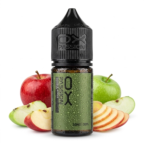 DOUBLE APPLE HOOKAN سالت نیکوتین اکسوا اورجینال طعم دوسیب قلیانی - Image 1